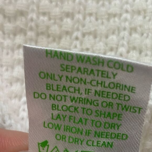 Lilly Pulitzer Cream Open Front Fringe Bottom Tatum Cardigan - Picture 13 of 13